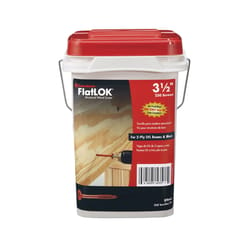 FastenMaster FlatLok No. 14 X 3-1/2 in. L Torx Ttap Epoxy Coarse Wood Screws 250 pk