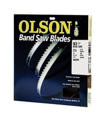 Olson 93-1/2 in. L X 1/4 in. W Carbon Steel Band Saw Blade 6 TPI Hook teeth 1 pk