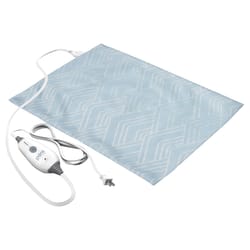 Pure Enrichment PureRelief Heating Pad 4 settings Light Blue 12 in. W X 15 in. L