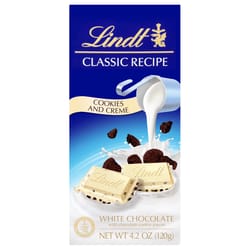 Lindt Classic Recipe Cookies & Creme Chocolate Bar 4.24 oz