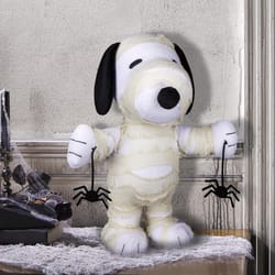 Gemmy Animated Musical Plush Halloween Snoopy in Mummy Costume Halloween Decor