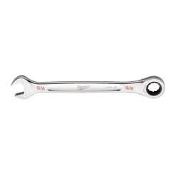 Milwaukee 13/16 in. X 13/16 in. 12 Point SAE I-Beam Ratcheting Combination Wrench 1.8 in. L 1 pc
