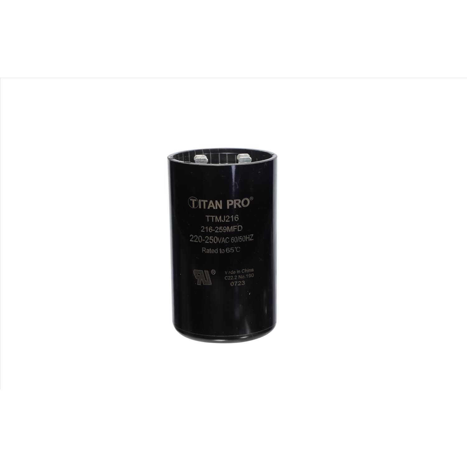 Titan Pro 216259 MFD 250 V Round Start Capacitor Ace Hardware