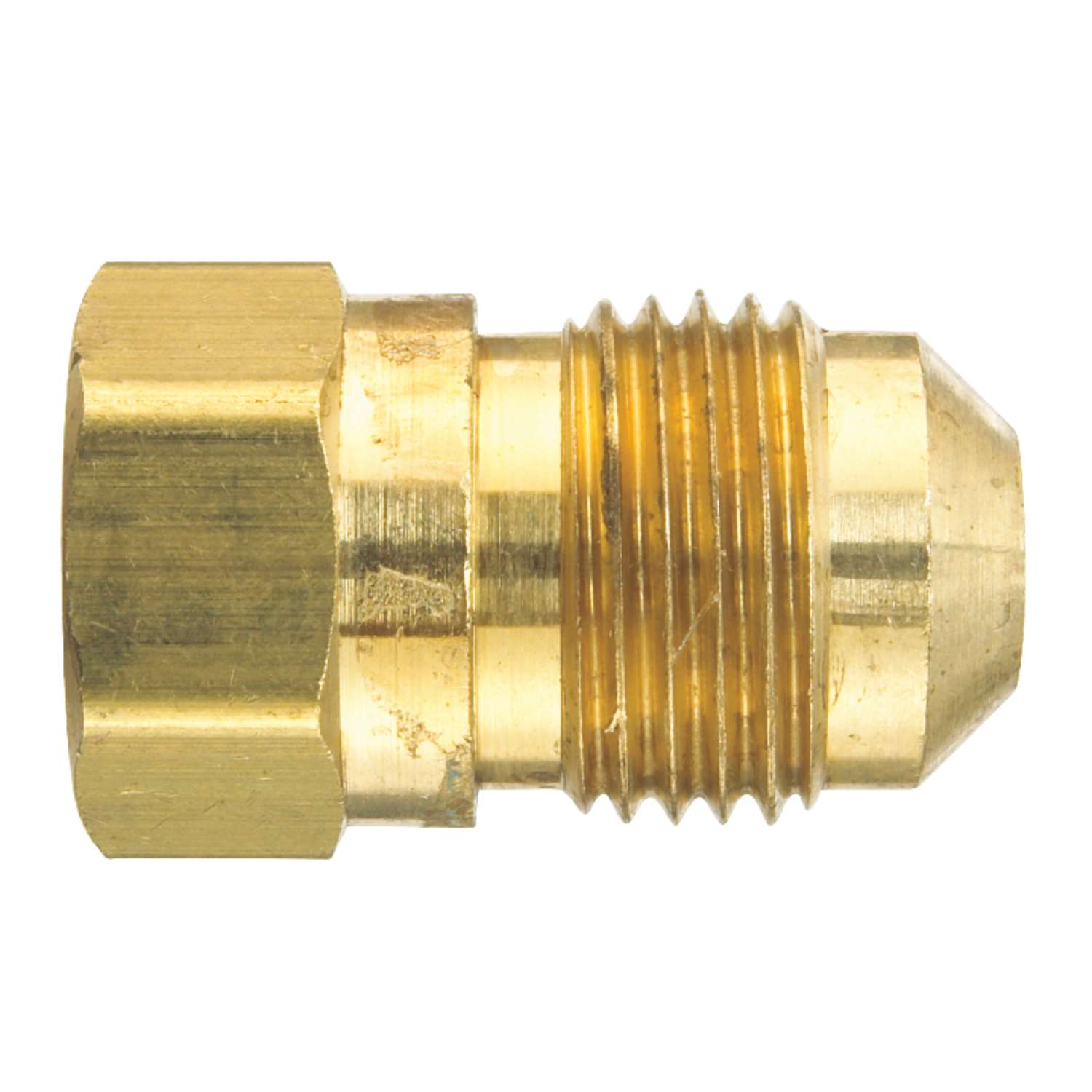 JMF 3/8 in. Flare x 1/4 in. Dia. Female Brass Adapter Ace Hardware