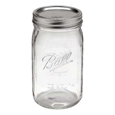 Ball Wide Mouth Canning Jar 32 Oz 12 Pk Ace Hardware