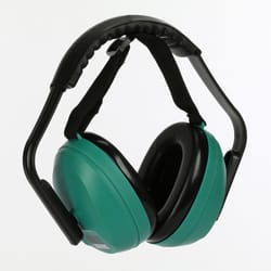 Safety Works 24 dB Multi-Position Ear Muffs Green 1 pair