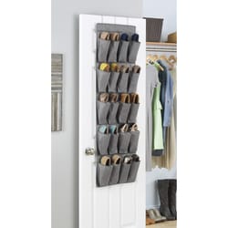 Whitmor 54 in. H X 19 in. W X 0.25 in. L Fabric Over-the-Door Shoe Organizer