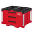 Milwaukee PACKOUT 22 in. Modular 3-Drawer Tool Box Black/Red