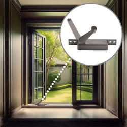 Ace Bronze Steel Left Single-Arm Casement Window Operator For Jalousie