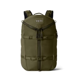 YETI Ranchero 27L Olive Backpack 19 in. H X 11.5 in. W