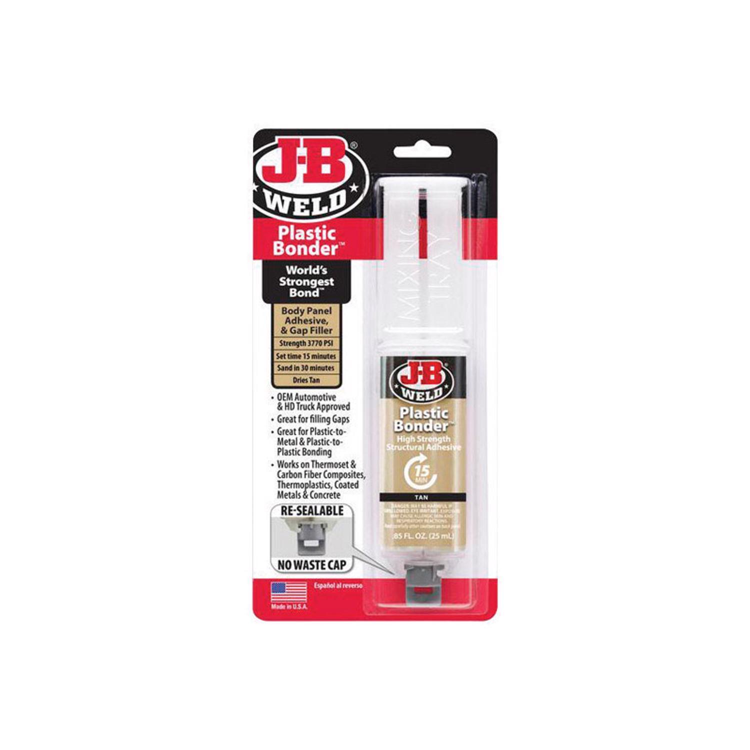 JB J-B Weld High Strength Plastic Bonder Liquid 0.85 oz Mfr