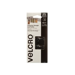 VELCRO Brand Heavy Duty Low Profile Small Nylon Hook and Loop Fastener 1 in. L 10 pk