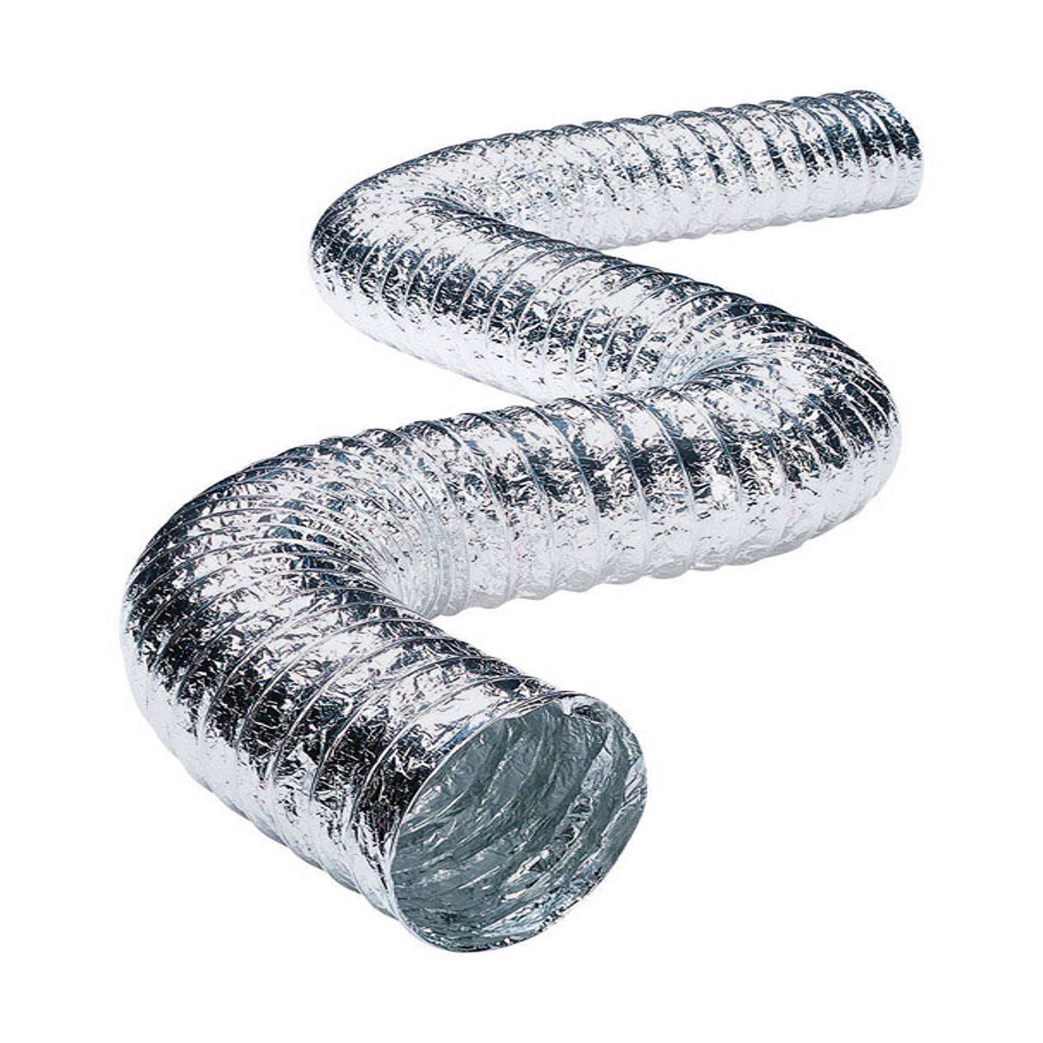 Deflect-O 4 in. W X 96 in. L Metallic Silver Aluminum Dryer Vent - Ace ...