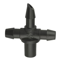 Rain Bird 1/4 in. Barbed Drip Irrigation Tee 1 pk