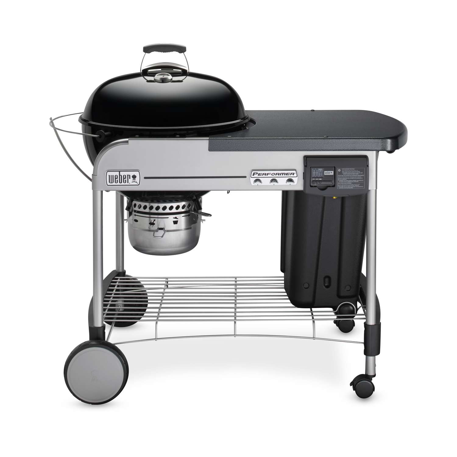 Weber Original Kettle Premium 22-Inch Charcoal Grill With Rotisserie