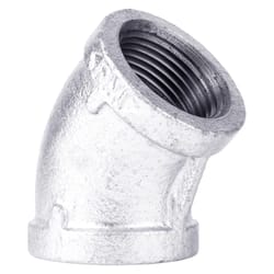 STZ Industries 1-1/4 in. FIP each X 1-1/4 in. D FIP Galvanized Malleable Iron 45 Degree Elbow