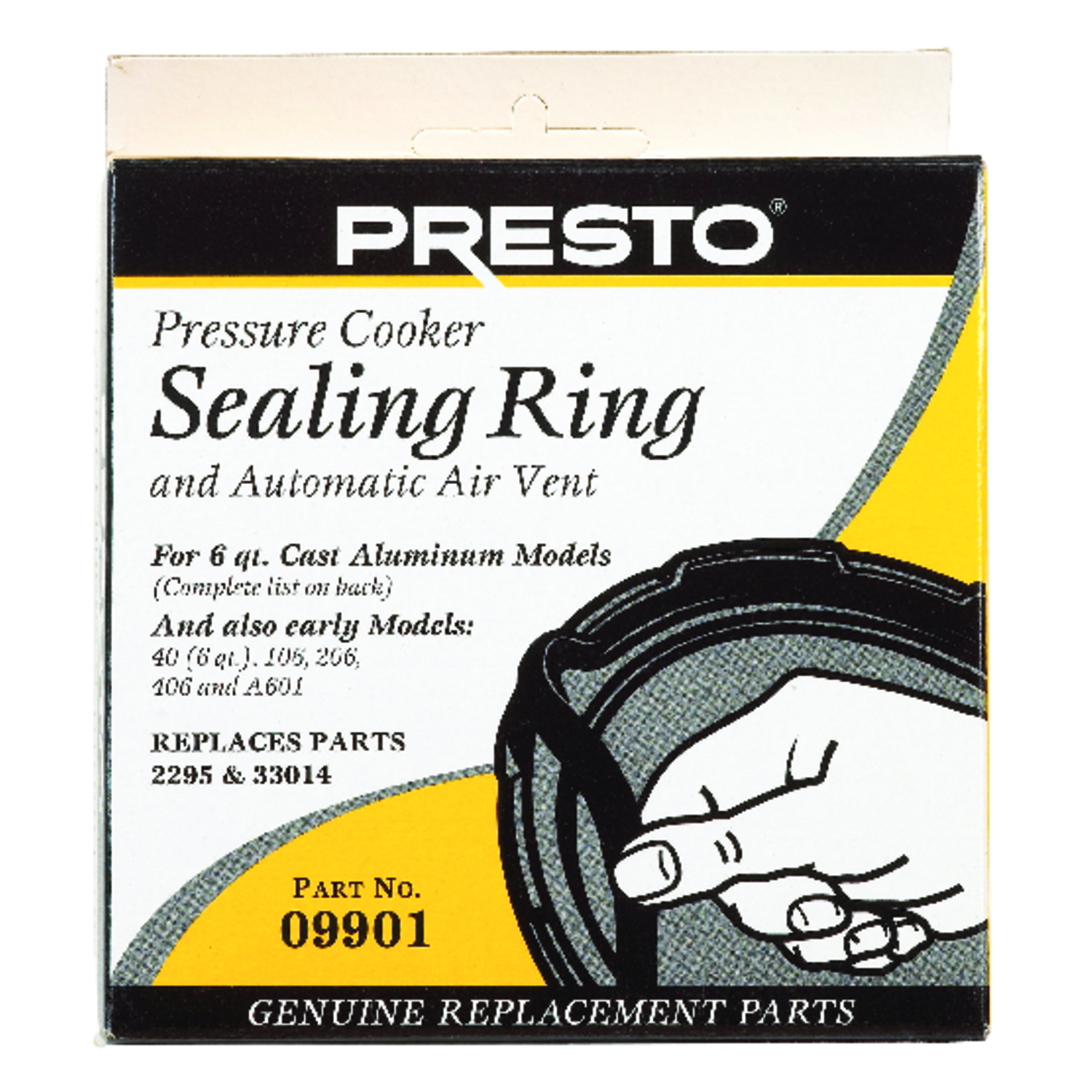 Genuine Pressure Cooker Parts & Accessories Sealing Ring 2 Pack Clear 5 6  Quart
