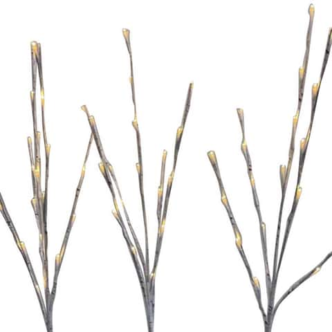 Celebrations LED Warm White Lighted Birch Twigs 32 in. Yard Decor - Ace  Hardware