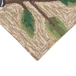 Liora Manne Frontporch 2 ft. W X 3 ft. L Natural Birds On A Branch Acrylic/Polyester Rug