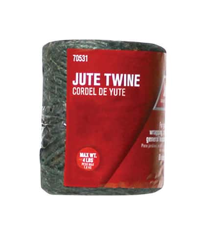 Ace 1/8 in. D X 208 ft. L Natural Twisted Jute Twine Ace 1/8 in. D X 208 ft. L Natural Twisted Jute Twine