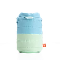 Puffin Drinkwear The Puffy Vest 12 oz Blue Polyester Seafoam & Crater Can Holder