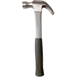 Century Drill & Tool 16 oz Smooth Face Curved Claw Hammer 12.56 in. Fiberglass Handle