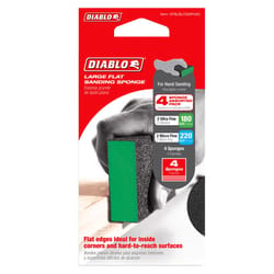 Diablo 5 in. L X 3 in. W X 1 in. Assorted Grit Extra Fine Large Flat Edge Sanding Sponge