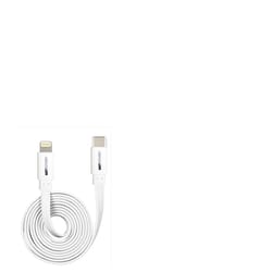 GetPower White Hi-Speed Lightning to USB-C For Apple 3 ft. L