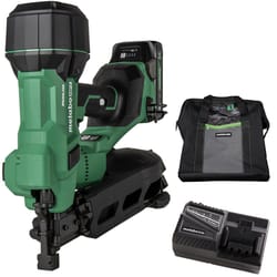 Metabo HPT MultiVolt Cordless Coil Roofing Nailer Kit (Battery & Charger) 18 V