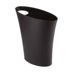 Umbra Skinny Black Wastebasket