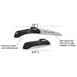 Hooyman Megabite 6 in. SK5 Steel Compact Folding Hand Saw 1 pc