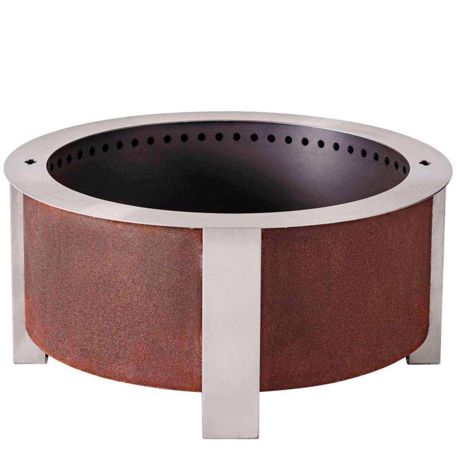 Breeo X Series 30 Corten Smokeless Fire Pit 30 in. W Corten Steel ...