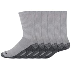 Dickies Dri-Tech Men's 6-12 Crew Socks Gray