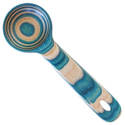 Totally Bamboo Baltique Mykonos Light Blue/Natural Birch Wood Coffee Scoop