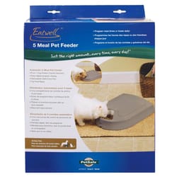 PetSafe Eatwell Brown 5 Meal Plastic 5 cups Pet Feeder For Cats/Dogs