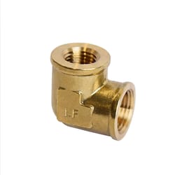 ATC 3/8 in. FPT 1/4 in. D FPT Brass 90 Degree Elbow