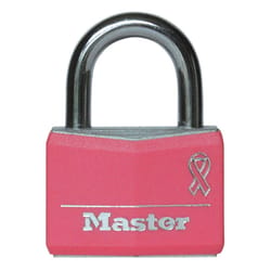 Master Lock 146D 1-5/16 in. H X 1/2 in. W X 1-9/16 in. L Vinyl Covered Steel Double Locking Padlock