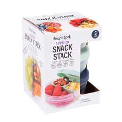 Progressive SnapLock 1.75 cups Assorted Snack Container 1 pk