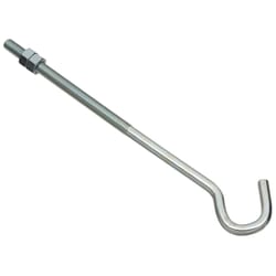 National Hardware Zinc-Plated Silver Steel 10 in. L Hook Bolt 135 lb 1 pk