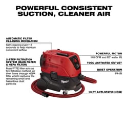 Milwaukee 15.2 in. W Dust Collector 8 gal 1 pc