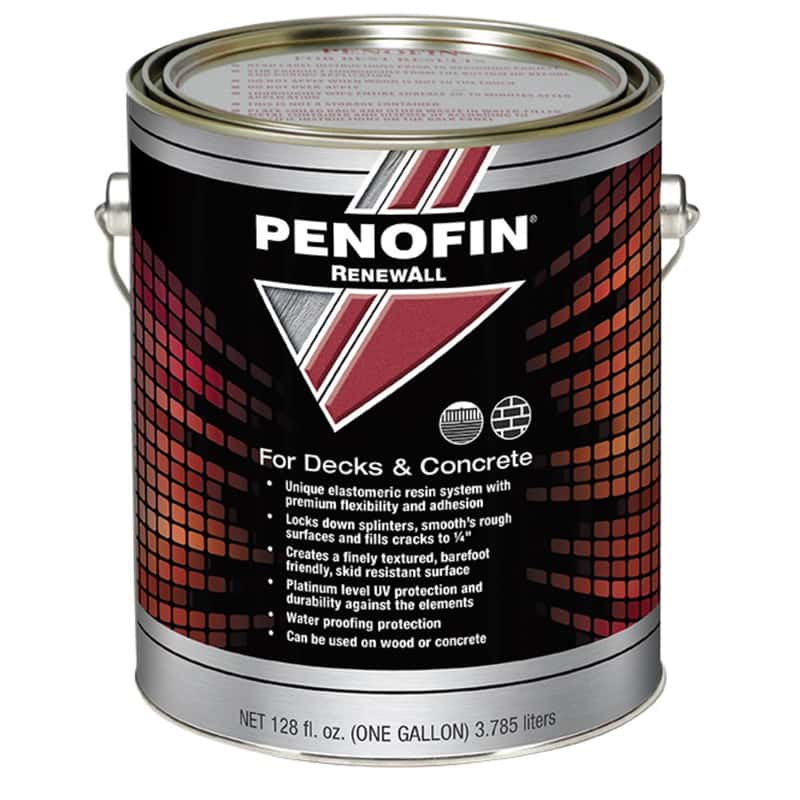 Penofin Renewall Seal WaterBased Transparent Deck and Concrete Sealer