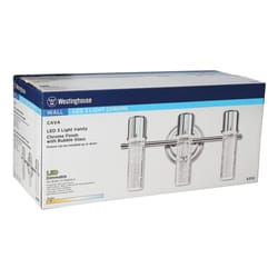 Westinghouse 3 Chrome Gray Wall Sconce