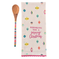 Karma Multicolored Cotton Whisking You Tea Towel 2 pk