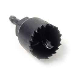 Ace 7/8 in. Carbon Steel 3/4 in. L X 1/4 in. D Hole Saw