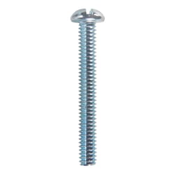 HILLMAN No. 1/4-20 X 2 in. L Combination Round Head Zinc-Plated Steel Machine Screws 100 pk