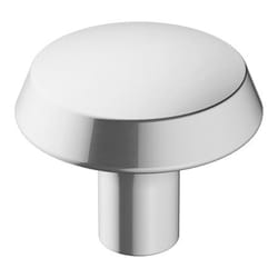 Amerock Premise Contemporary Round Cabinet Knob 1-1/4 in. D 1-1/16 in. Polished Chrome 1 pk