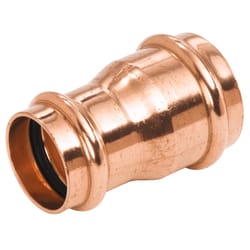 NIBCO 2 in. Press X 1-1/2 in. D Press Wrought Copper Reducing Coupling 1 pk