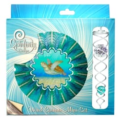 Spinfinity Designs Multi-color Stainless Steel 6.5 in. Animated Sea Turtle Mini Set Outdoor Spinner