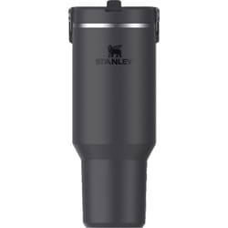 Stanley IceFlow Flip Straw 2.0 40 oz Black BPA Free Insulated Straw Tumbler