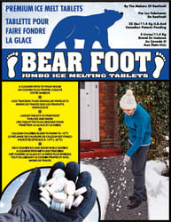 BearFoot Sodium Chloride and Calcium Chloride Tablet Ice Melt 25 lb